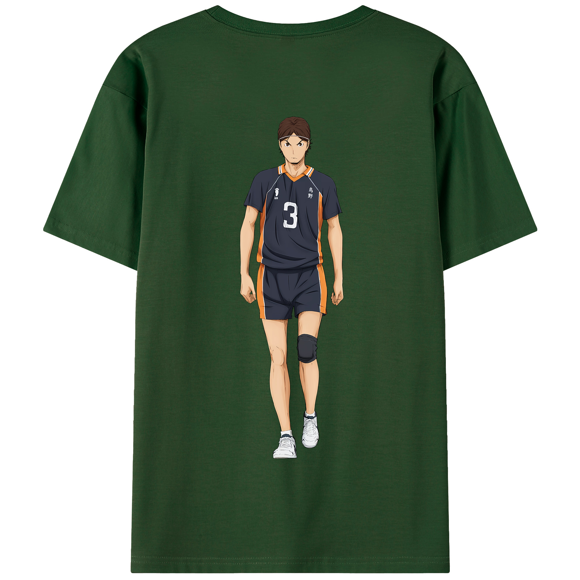 （画像用） ハイキュー!! Haikyu!! 綿100％半袖Tシャツ（背面プリント）